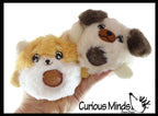 Plush Dog Animal Water Bead Filled Squeeze Stress Balls -