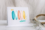 Aloha Surfboards Greeting Card