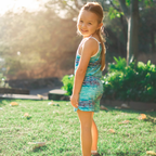 Nalu Girl Shortie Bamboo Romper
