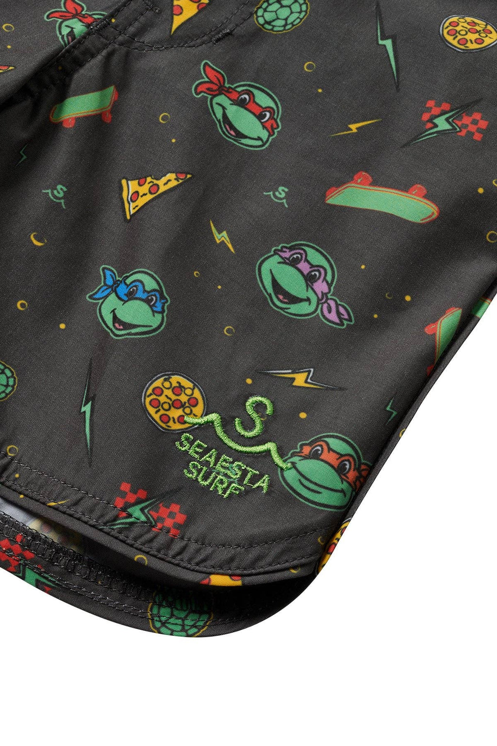 Seaesta Surf x Teenage Mutant Ninja Turtles® Turtle Power Boardshorts / Sewage Grey
