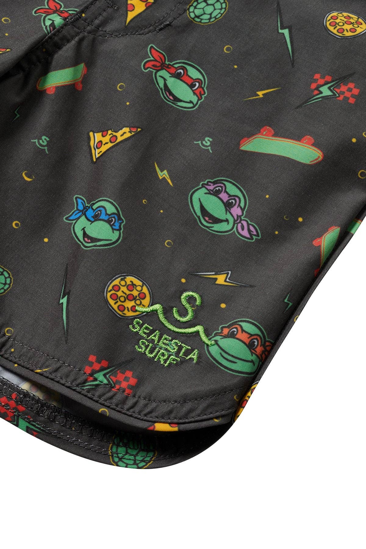 Seaesta Surf x Teenage Mutant Ninja Turtles® Turtle Power Boardshorts / Sewage Grey