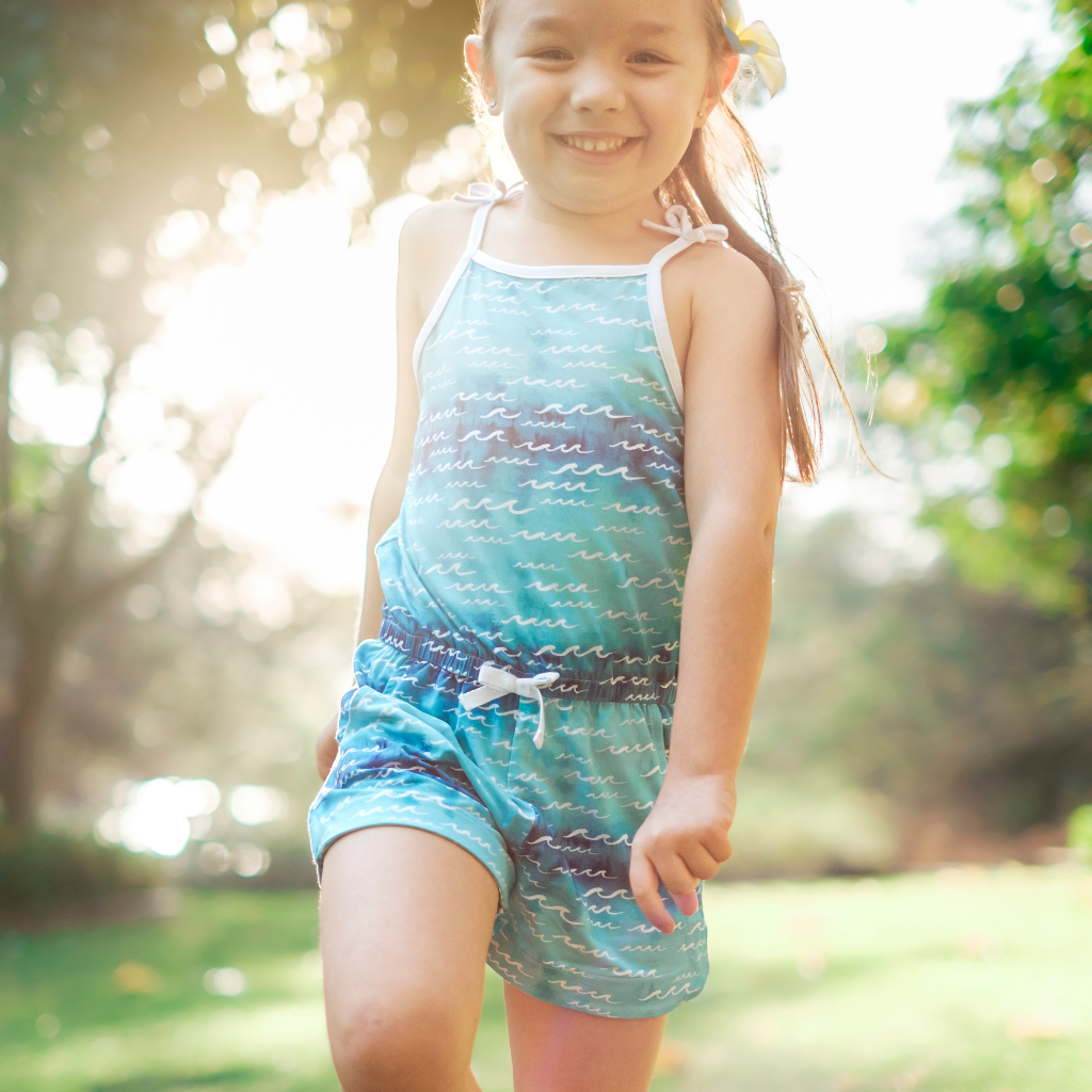 Nalu Girl Shortie Bamboo Romper