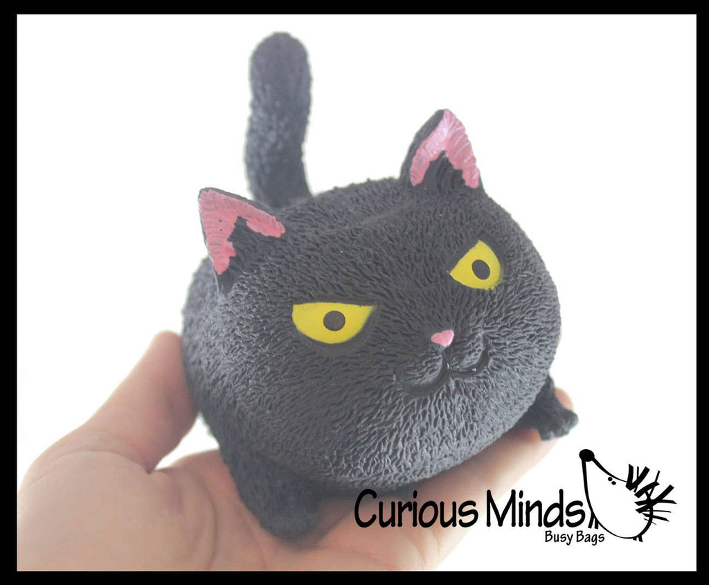 Angry Cat Soft Fluff Doh - Filled Squeeze Stress Balls  -