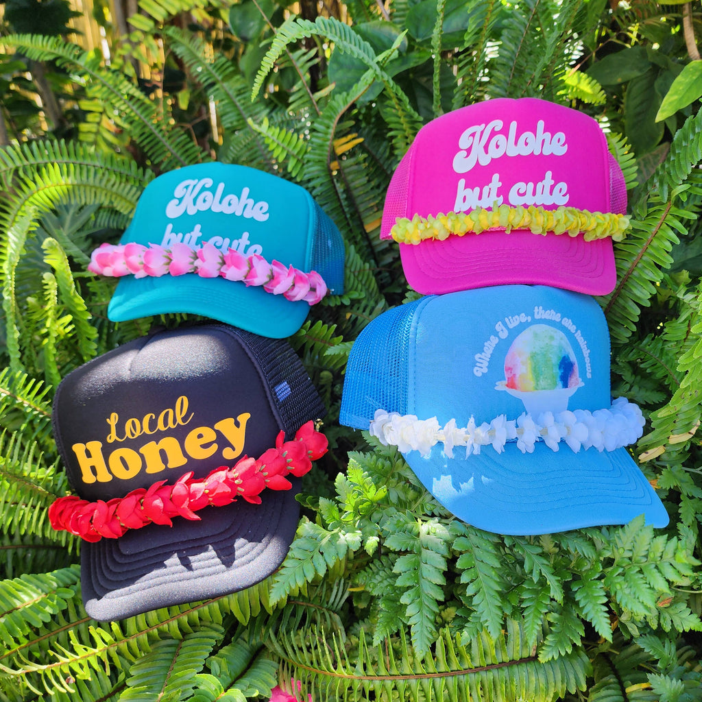 Trucker Hat Lei Assorted Color