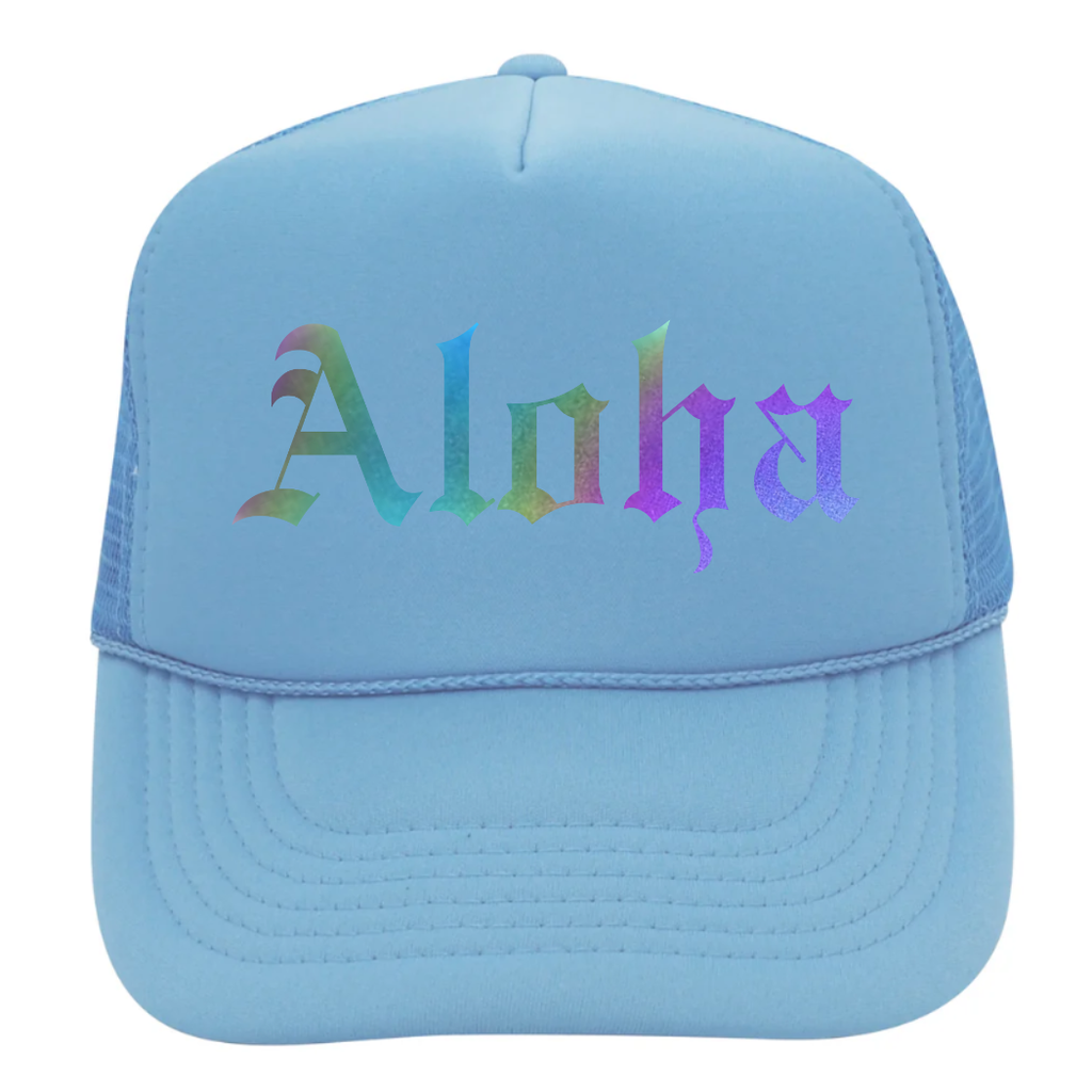 Aloha Rainbow Youth Trucker Hat