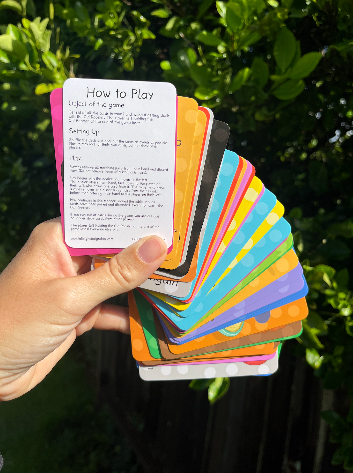Old Rooster Card Game