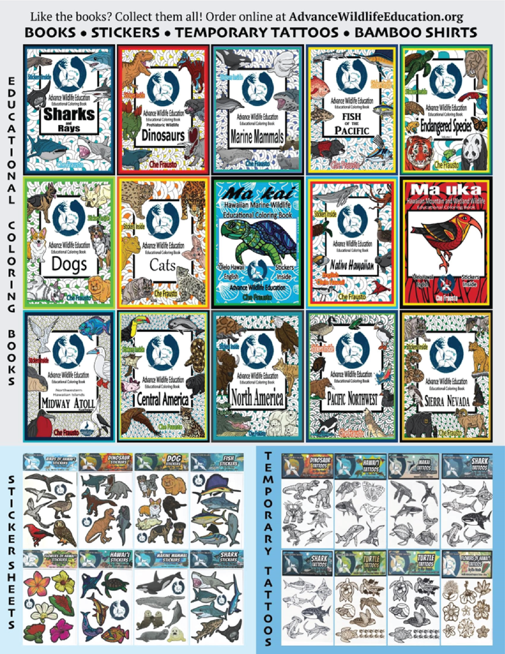 Sharks and Rays Educational Coloring Book