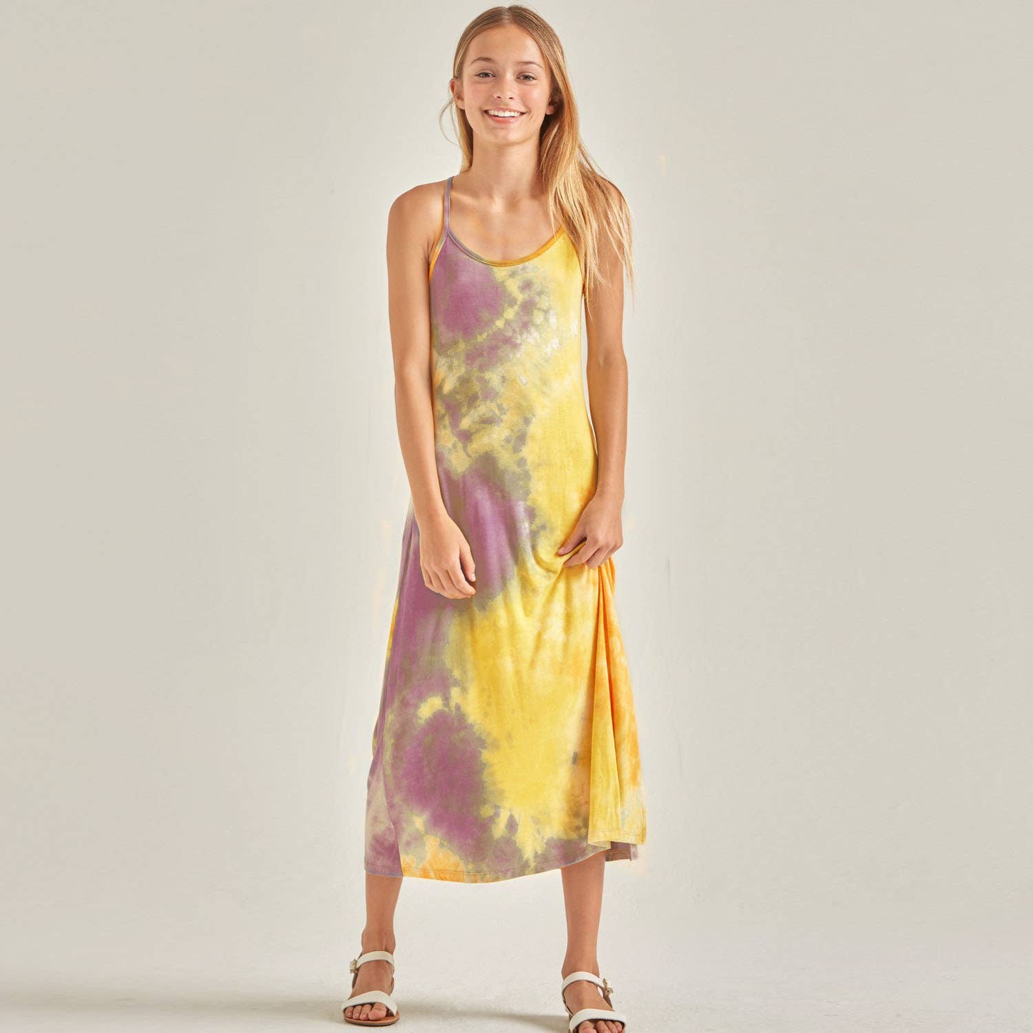 Tie Dye Cami Maxi Dress