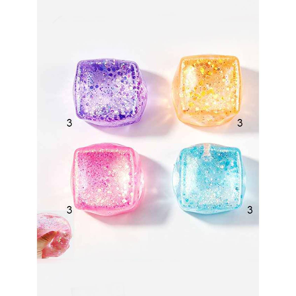 Ice Cube Squishy Toy