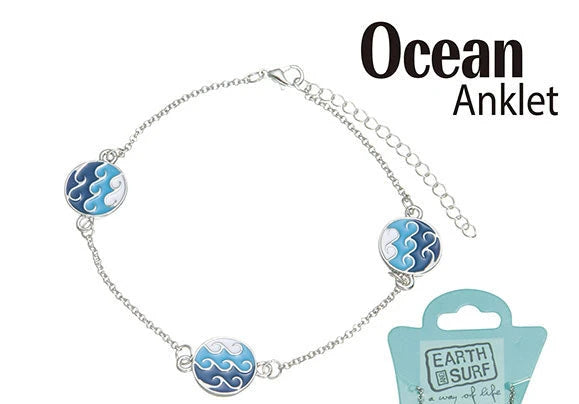 Ocean Wave Anklet
