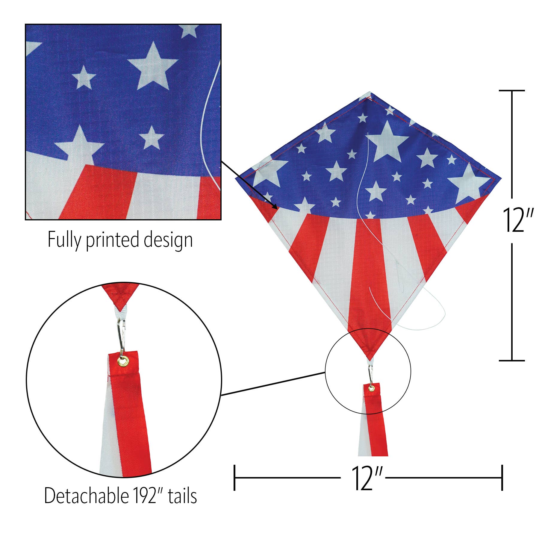 12" Diamond Kite
