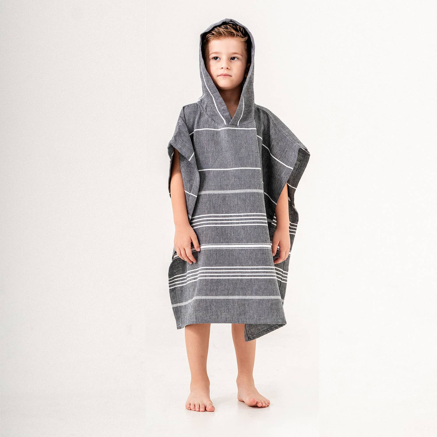 Kids Hooded Poncho - Beach Towel