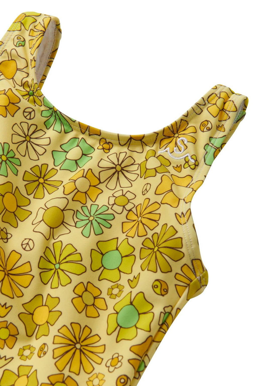 Surfy Birdy / Surfy 60s / Chartreuse Swimsuit