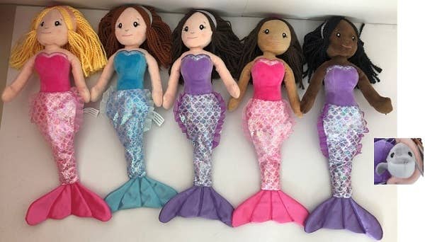 17" Mermaid w/ Dolphin