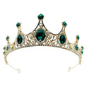 Gold emerald Tiara - style 41