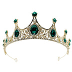 Gold emerald Tiara - style 41
