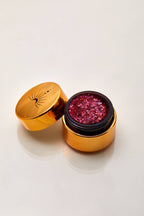 Plastic free body glitter | Satyatara Red violet gold
