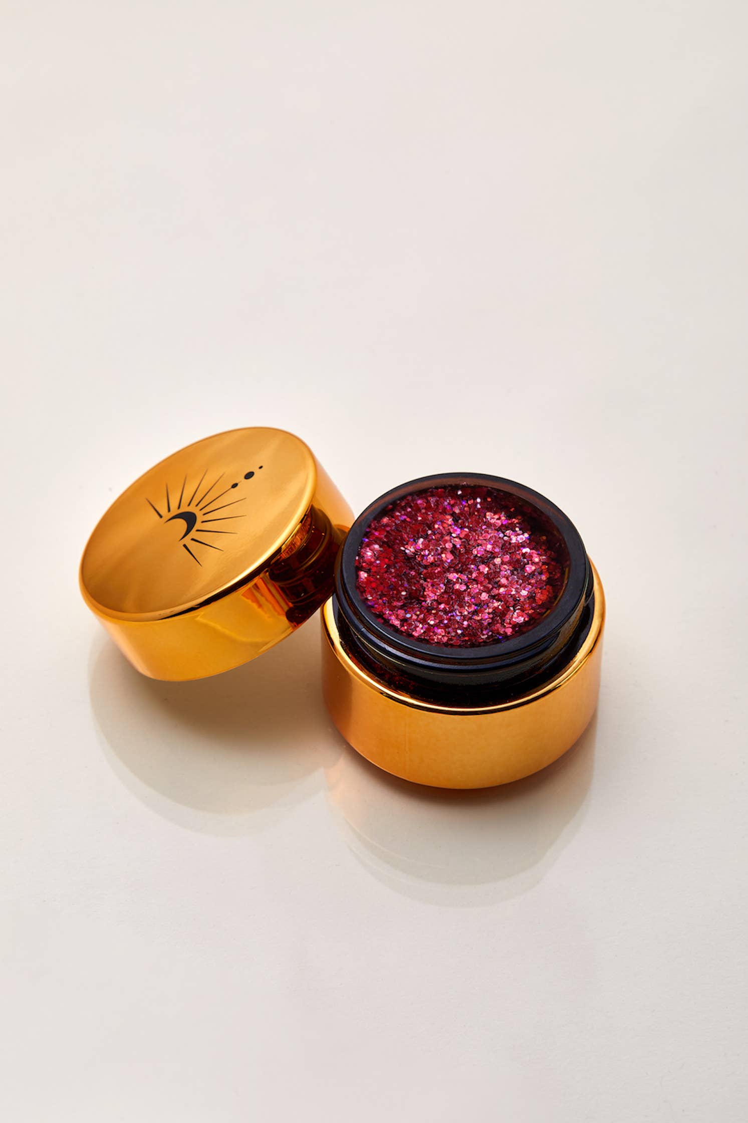 Plastic free body glitter | Satyatara Red violet gold