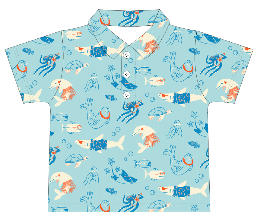 Reef Rascals Bamboo Polo Shirt