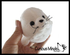 Cute Harp Seal White Plush Stuffed Animals- Adorable Mini