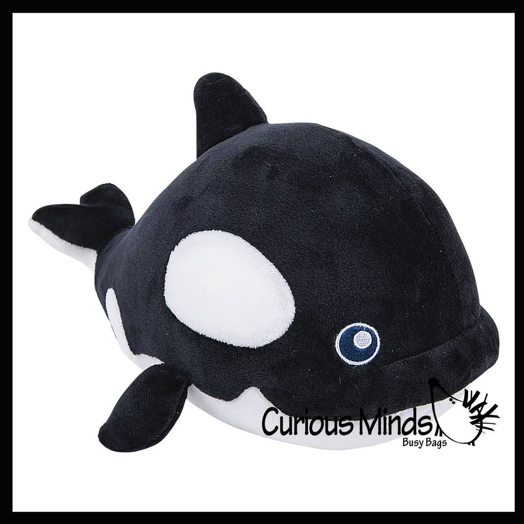 Plush Orca Killer Whale Stuffed Animal Toy - Soft Squishy