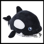 Plush Orca Killer Whale Stuffed Animal Toy - Soft Squishy