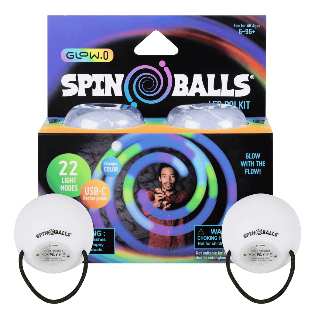 Glow.0 LED Spinballs - Poi Balls