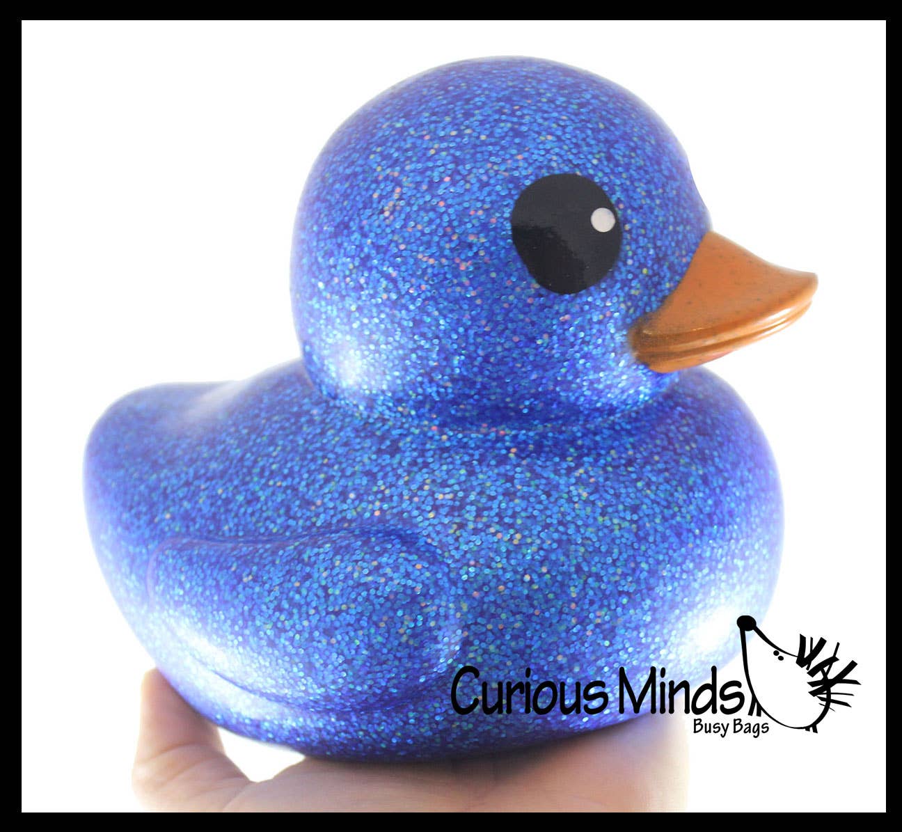 Jumbo Glitter Rubber Ducks - Rubber Ducky Duckies - Cute N