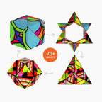 Shashibo Stained Glass Magnetic Puzzle Cube STEM STEAM MESH
