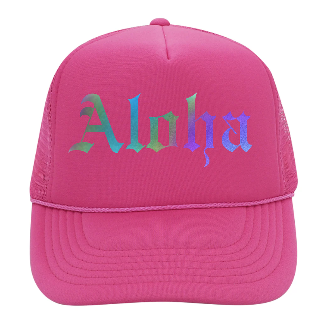 Aloha Rainbow Youth Trucker Hat
