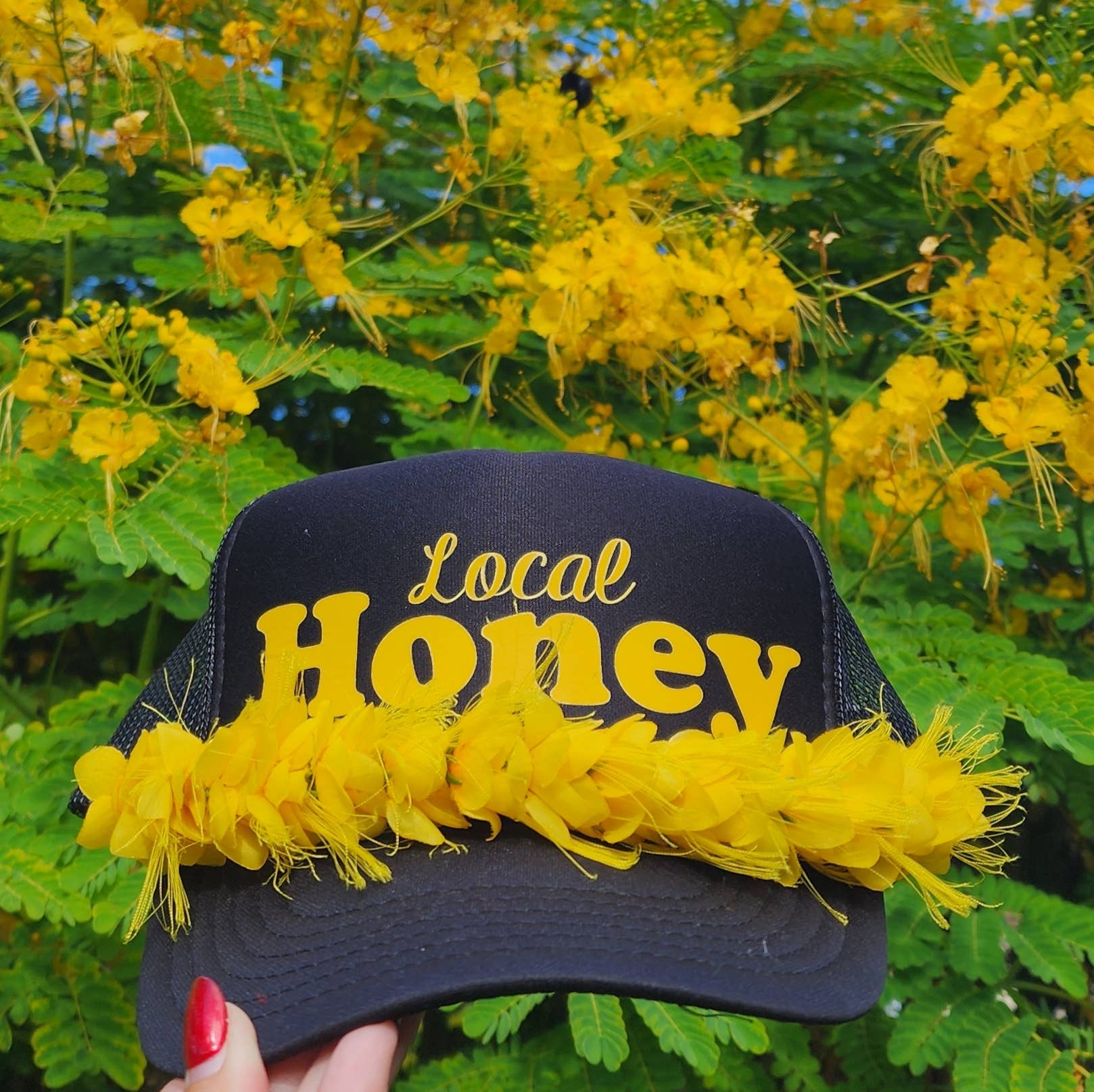Trucker Hat Lei Assorted Color