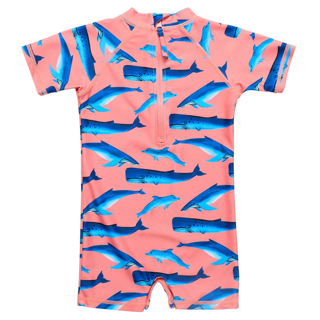 Whale Tail SS Sunsuit
