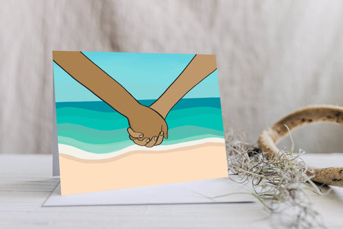 Beach Love Greeting Card