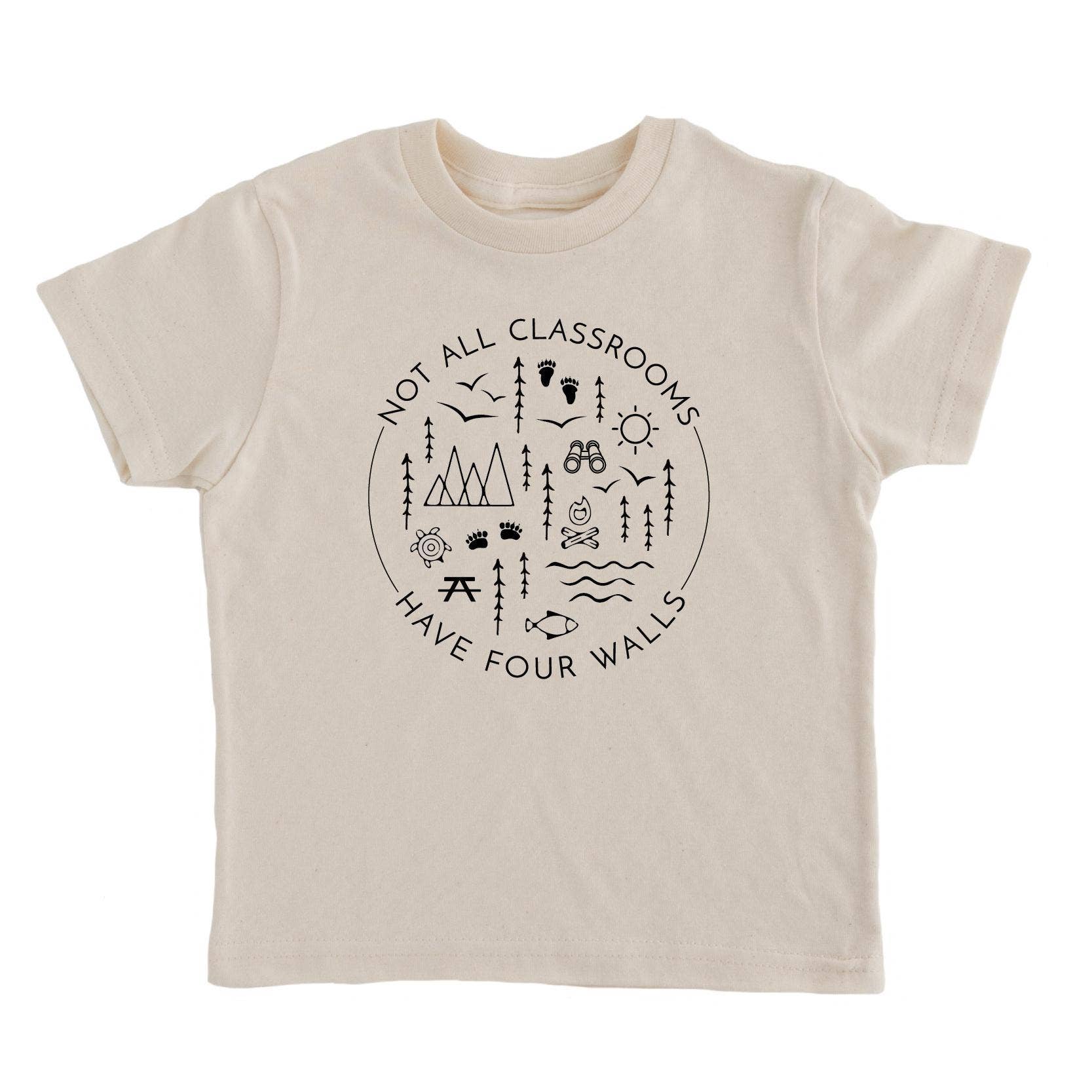 Not All Classrooms Have Four Walls Kids Tee | Eco Friendly