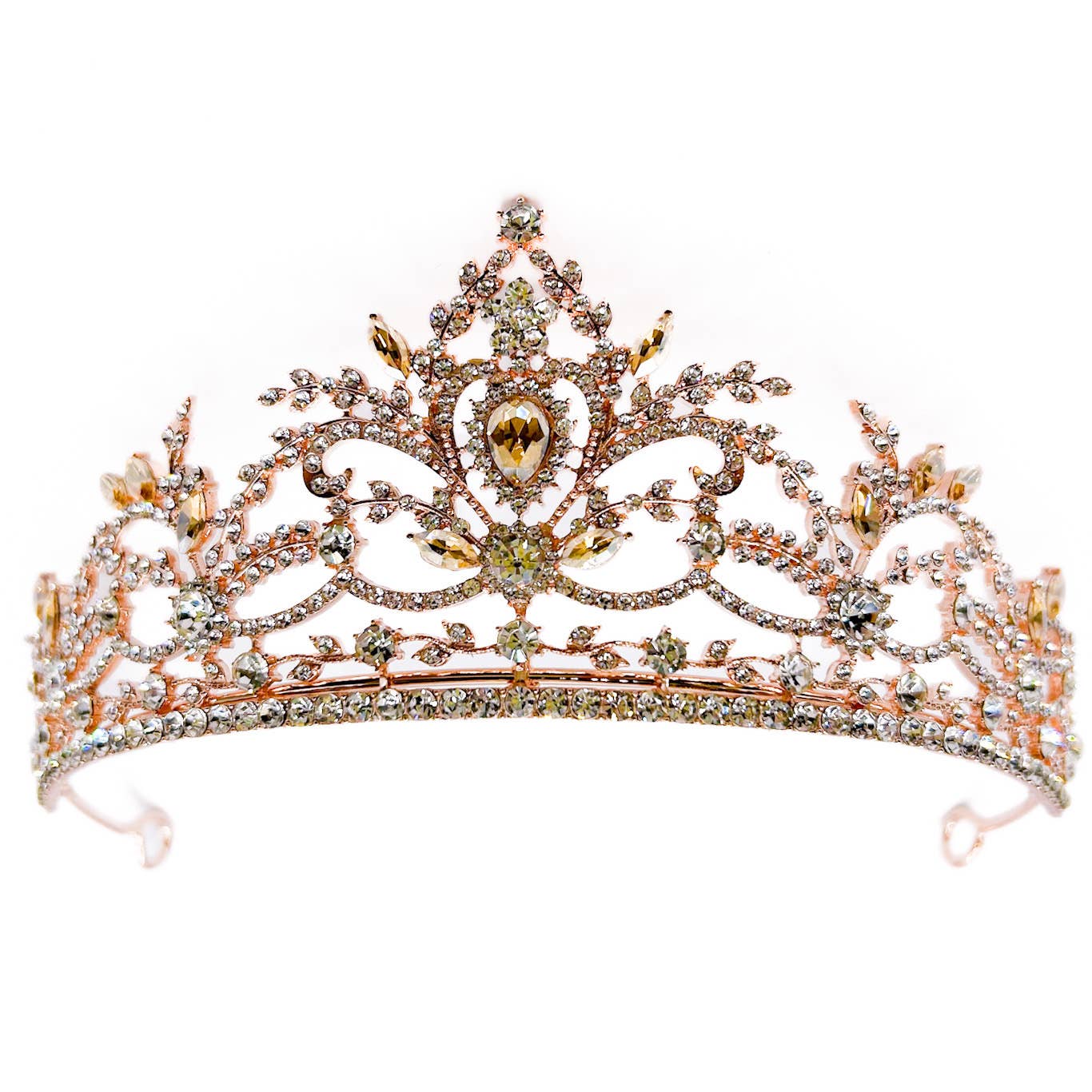 Rose Gold Tiara - style 20