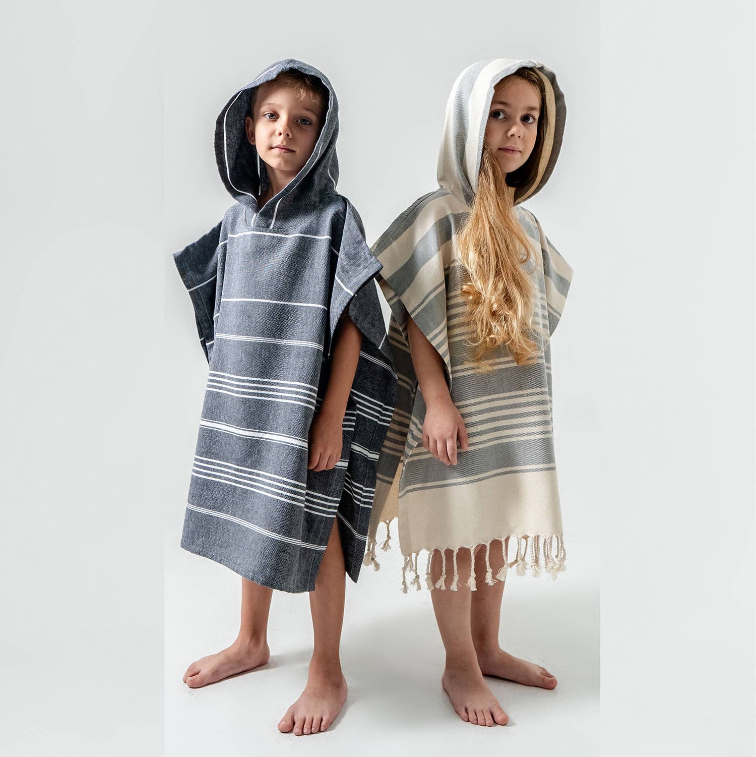 Kids Hooded Poncho - Beach Towel
