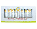 Natural Acrylik Paint Set: Eco Friendly Plant Based