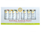 Natural Acrylik Paint Set: Eco Friendly Plant Based