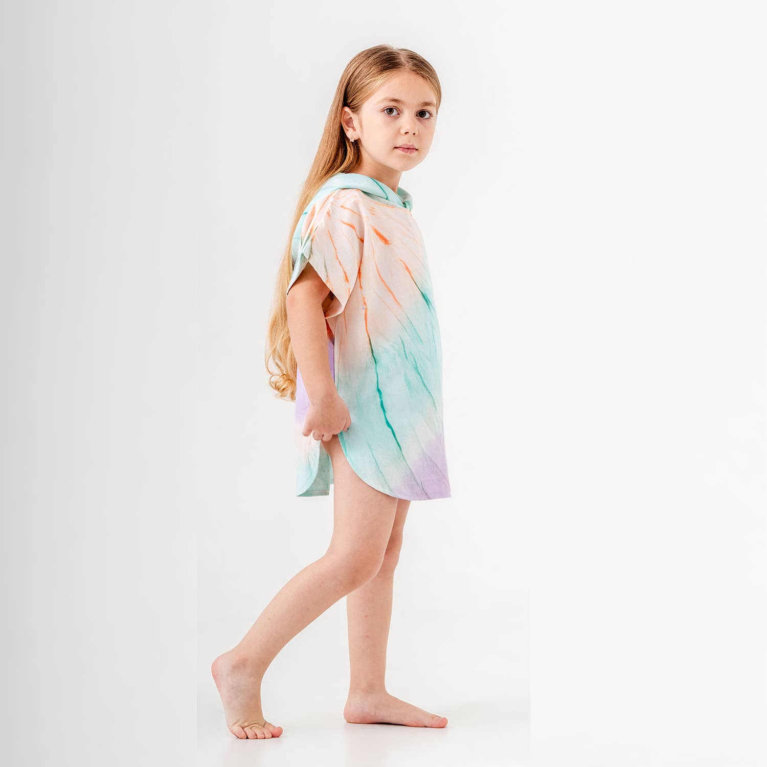 Kids Hooded Poncho - Beach Towel