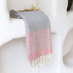 Turkish Beach Towels Lightweight - Grey