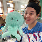 Mini Mint Octopus Plush