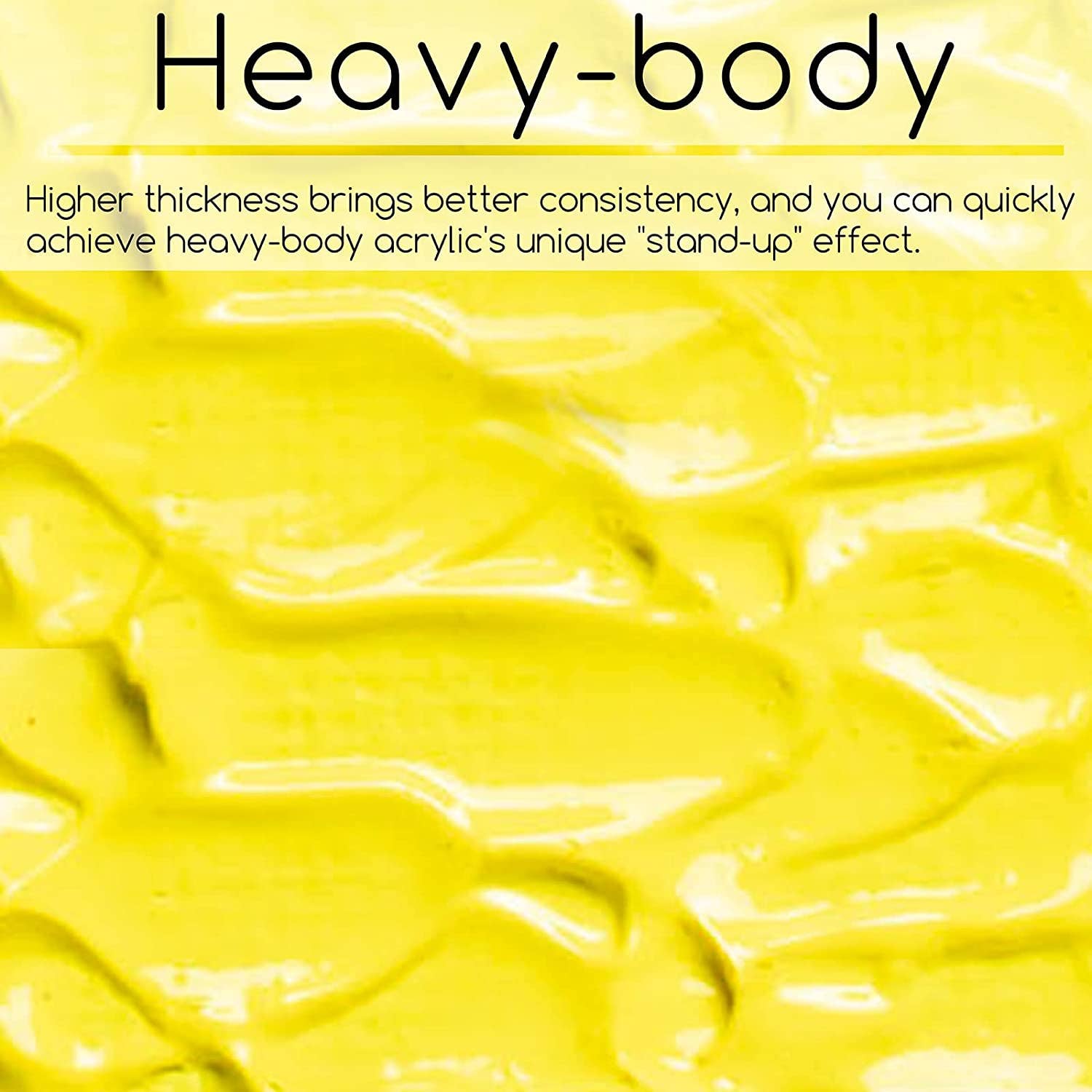 MEEDEN Heavy Body Acrylic Paint Set, 12 Vibrant Basic Colors
