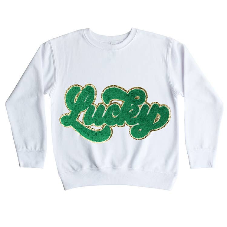 Chenille Lucky Sweatshirt