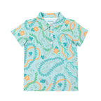 Lei Stand Bamboo Polo Shirt
