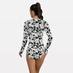 Teens Long Sleeve Period Swimsuits UPF50+