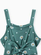 Floral Sleeveless Jumpsuit - Toddler Girl