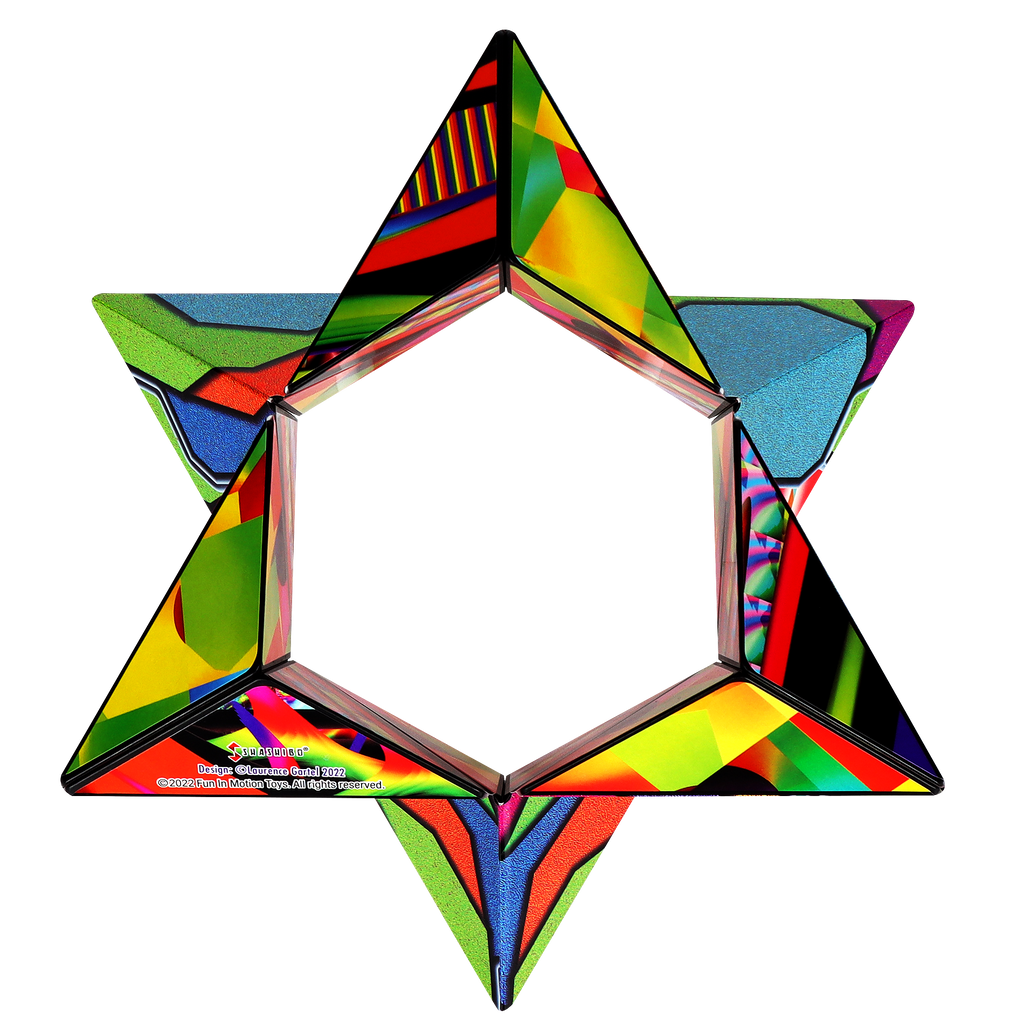 Shashibo Stained Glass Magnetic Puzzle Cube STEM STEAM MESH