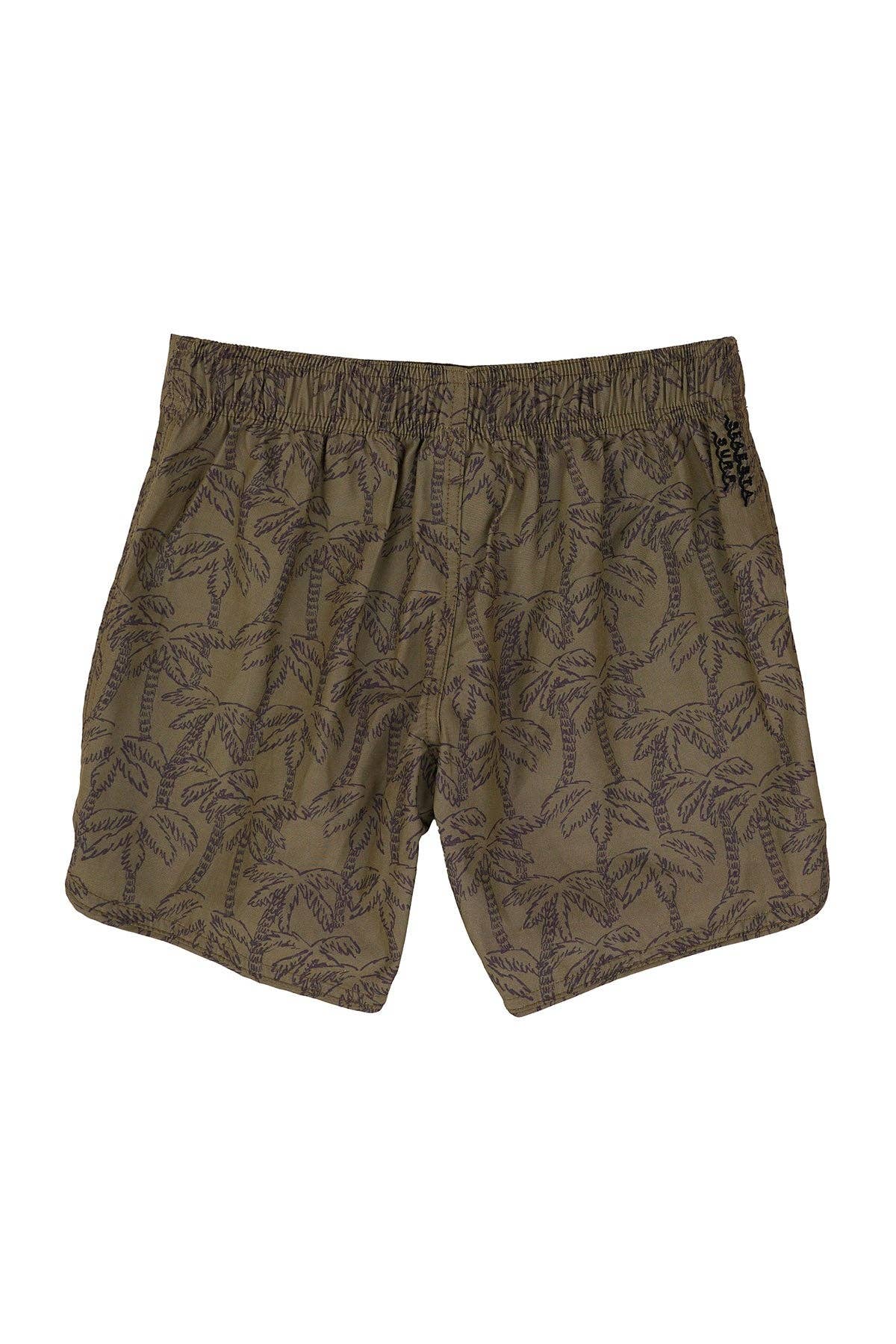 Scallop Retro Flare / Palmitos / Algae / Boardshorts