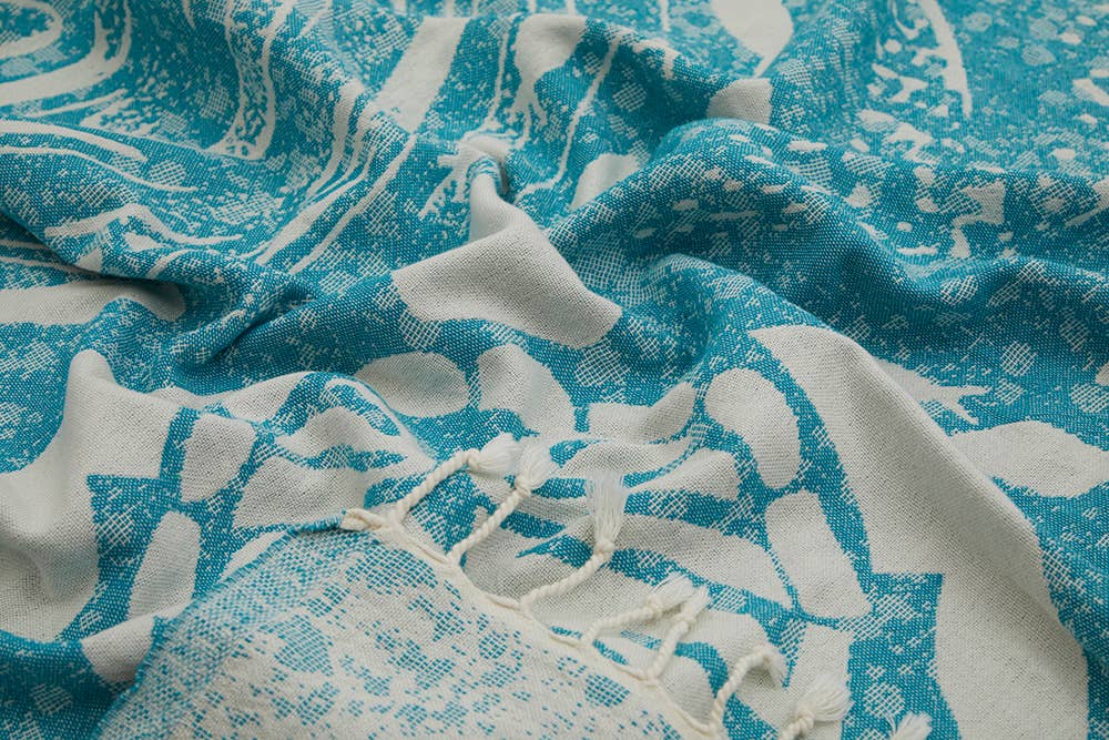 Ocean Turtle Turkish Beach Towels - Sand Free