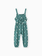 Floral Sleeveless Jumpsuit - Toddler Girl